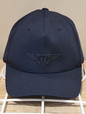 Bentley Motors Limited Logo Navy Raised Wings Flex-Fit Hat